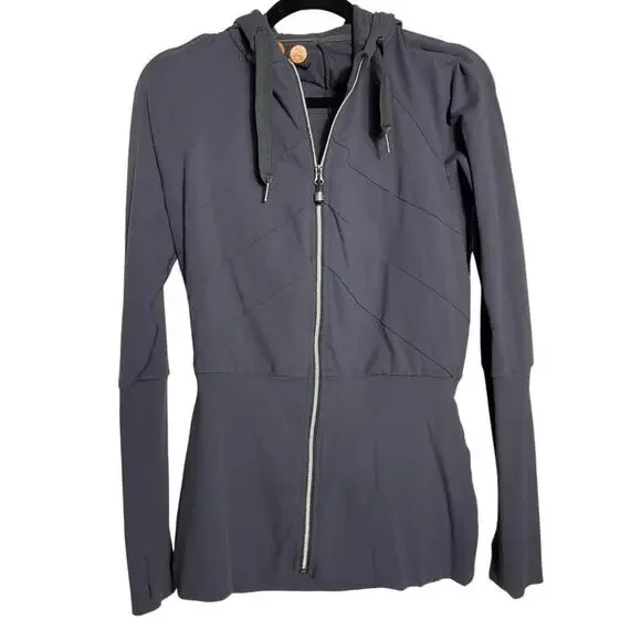 073 Lululemon Lift Your Spirit Hoodie (8, Black, EUC) - RARE! - Picture 2 of 4